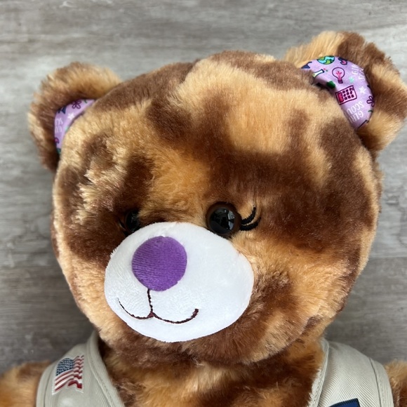 Build -a- Bear Girl Scout Samoa brown&tan bear - Picture 3 of 6